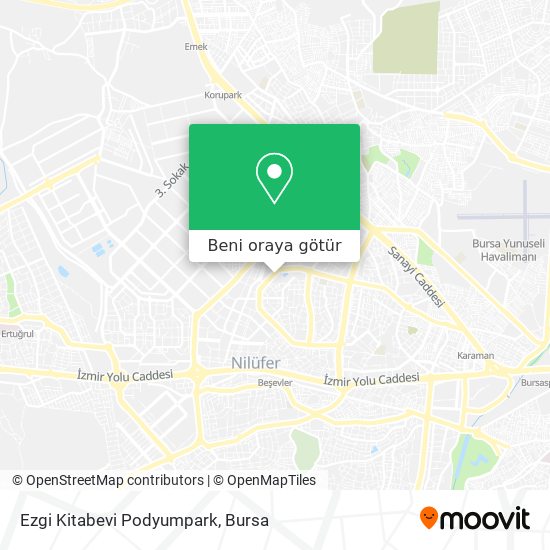 Ezgi Kitabevi Podyumpark harita