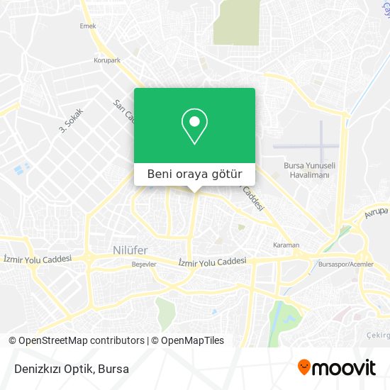 Denizkızı Optik harita