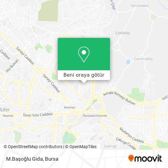 M.Başoğlu Gida harita