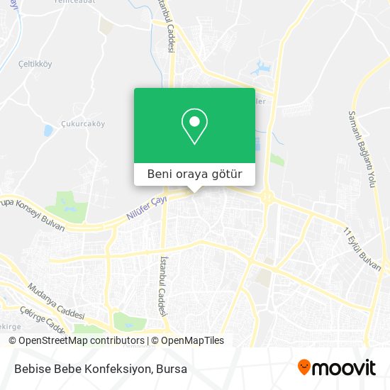 Bebise Bebe Konfeksiyon harita