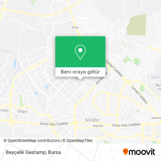 Beyçelik Gestamp harita