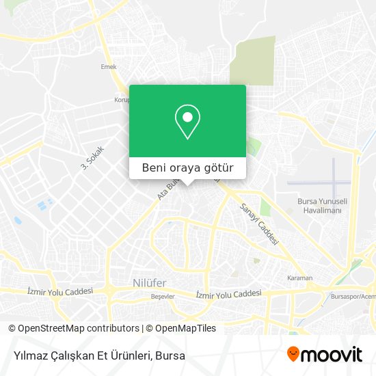 Yılmaz Çalışkan Et Ürünleri harita