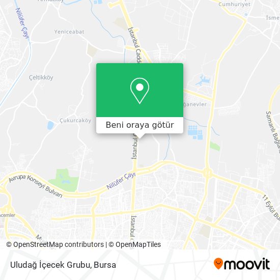 Uludağ İçecek Grubu harita