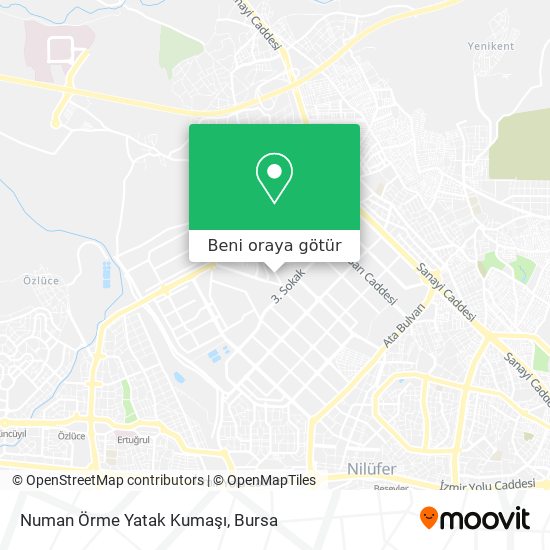 Numan Örme Yatak Kumaşı harita
