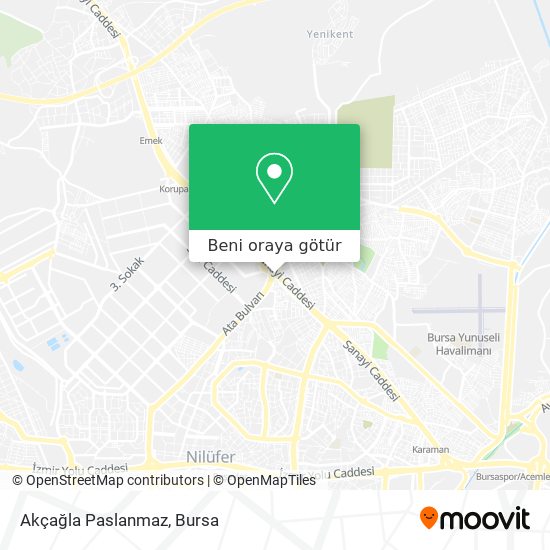 Akçağla Paslanmaz harita