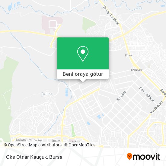 Oks Otnar Kauçuk harita
