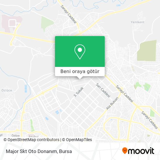 Major Skt Oto Donanım harita