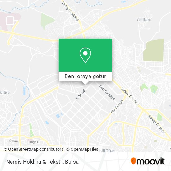Nergis Holding & Tekstil harita