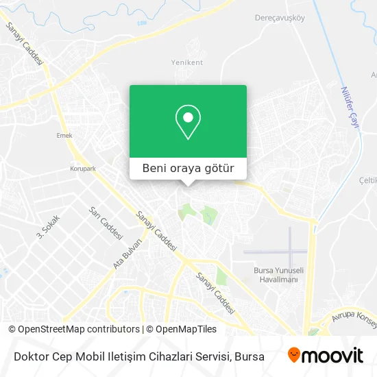 Doktor Cep Mobil Iletişim Cihazlari Servisi harita