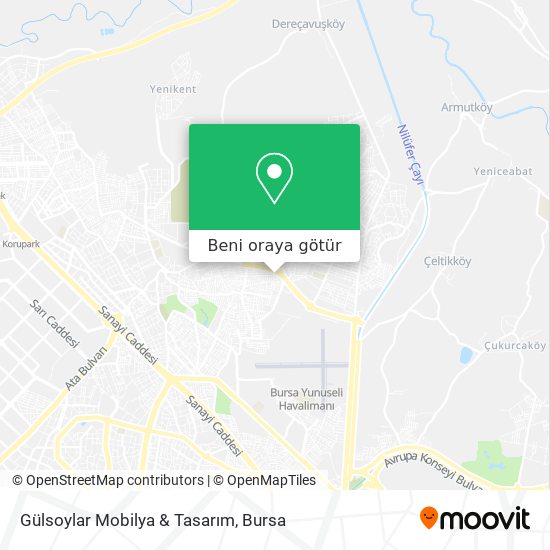 Gülsoylar Mobilya & Tasarım harita