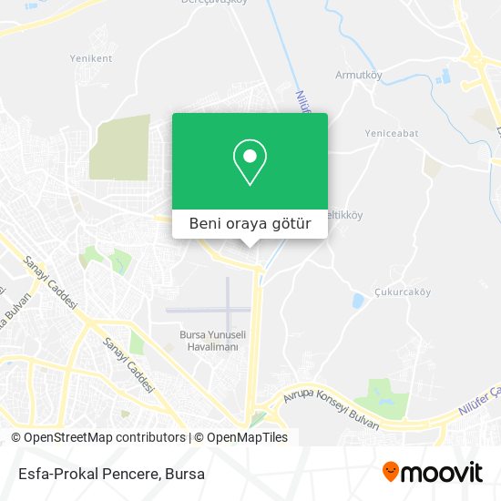 Esfa-Prokal Pencere harita