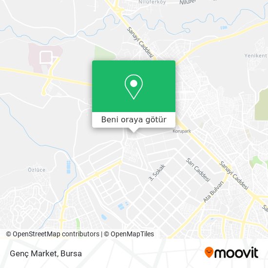 Genç Market harita