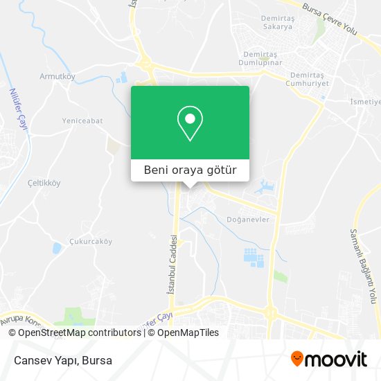 Cansev Yapı harita