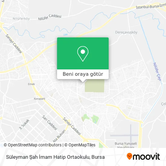Süleyman Şah İmam Hatip Ortaokulu harita
