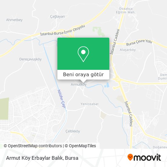 Armut Köy Erbaylar Balık harita