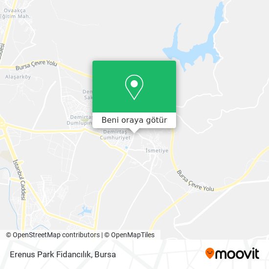 Erenus Park Fidancılık harita