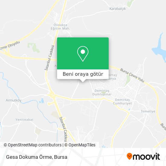 Gesa Dokuma Örme harita
