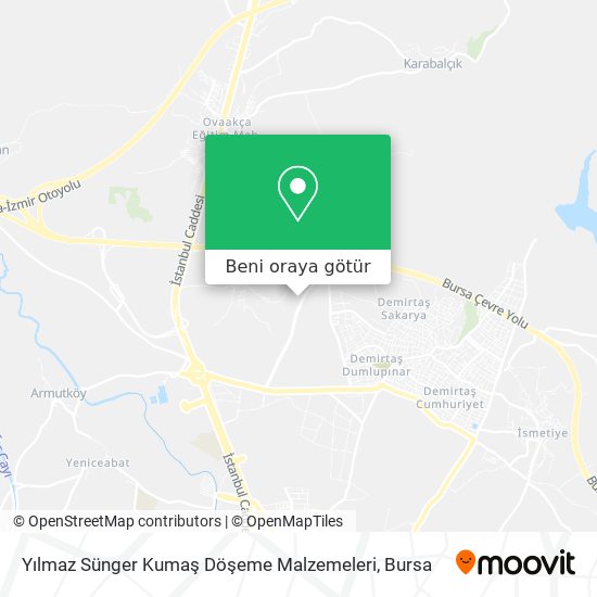 Yılmaz Sünger Kumaş Döşeme Malzemeleri harita