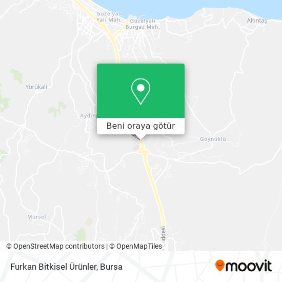 Furkan Bitkisel Ürünler harita