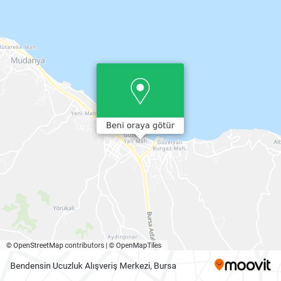 Bendensin Ucuzluk Alışveriş Merkezi harita