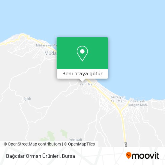 Bağcılar Orman Ürünleri harita
