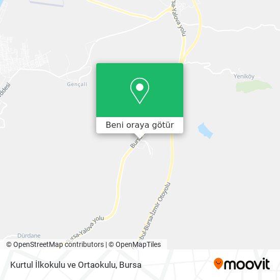 Kurtul İlkokulu ve Ortaokulu harita