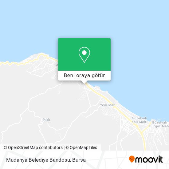 Mudanya Belediye Bandosu harita
