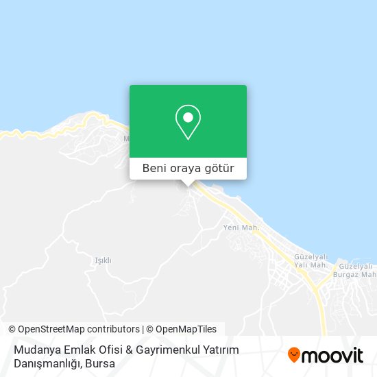 Mudanya Emlak Ofisi & Gayrimenkul Yatırım Danışmanlığı harita