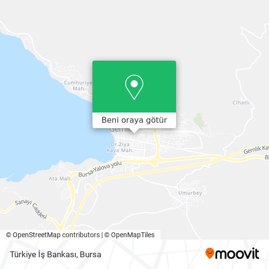 Türkiye İş Bankası harita
