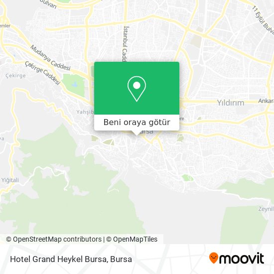 Hotel Grand Heykel Bursa harita
