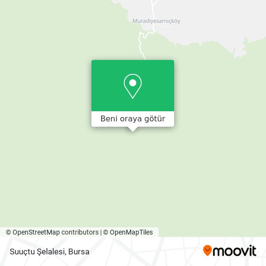 Suuçtu Şelalesi harita
