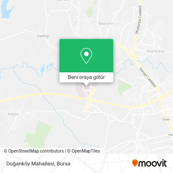 Doğanköy Mahallesi harita