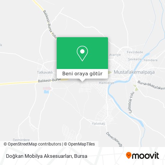 Doğkan Mobilya Aksesuarları harita