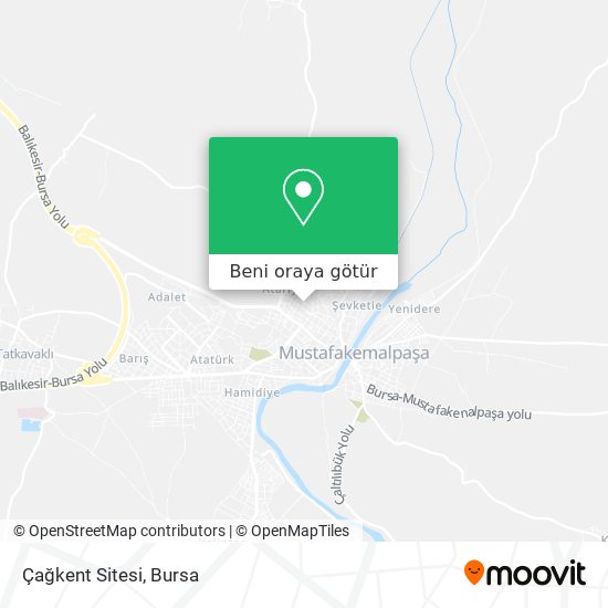 Çağkent Sitesi harita