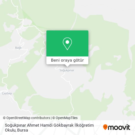 Soğukpınar Ahmet Hamdi Gökbayrak İlköğretim Okulu harita