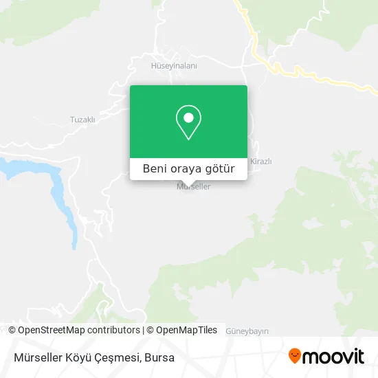 Mürseller Köyü Çeşmesi harita