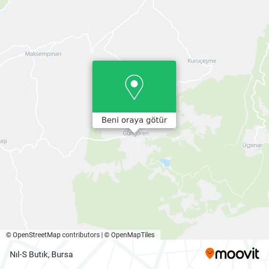 Nıl-S Butık harita