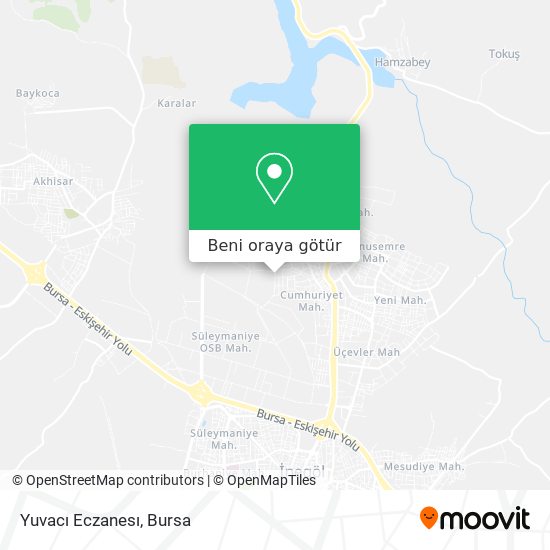 Yuvacı Eczanesı harita