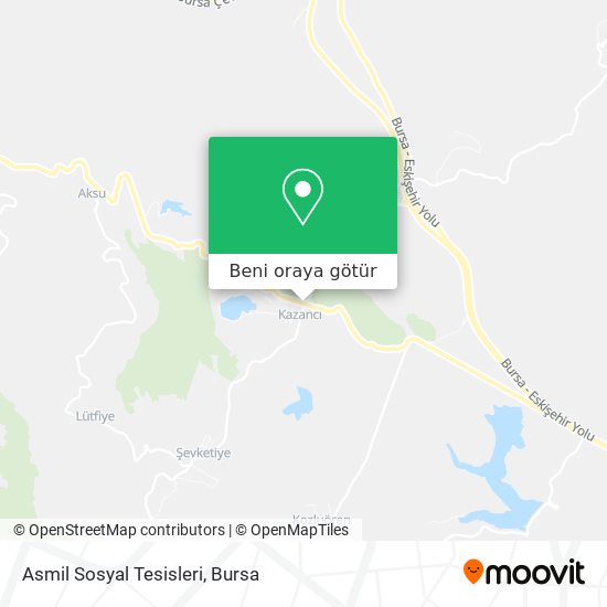 Asmil Sosyal Tesisleri harita