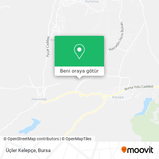 Üçler Kelepçe harita