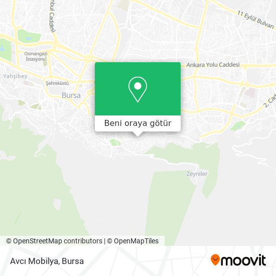 Avcı Mobilya harita