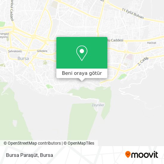 Bursa Paraşüt harita