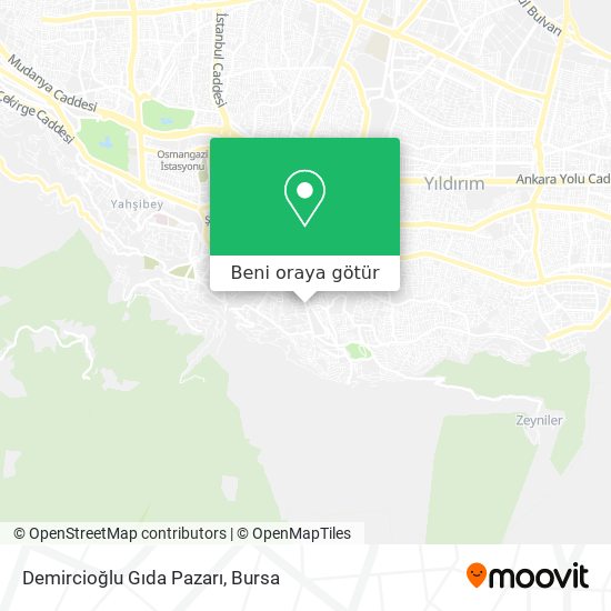 Demircioğlu Gıda Pazarı harita