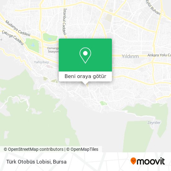 Türk Otobüs Lobisi harita