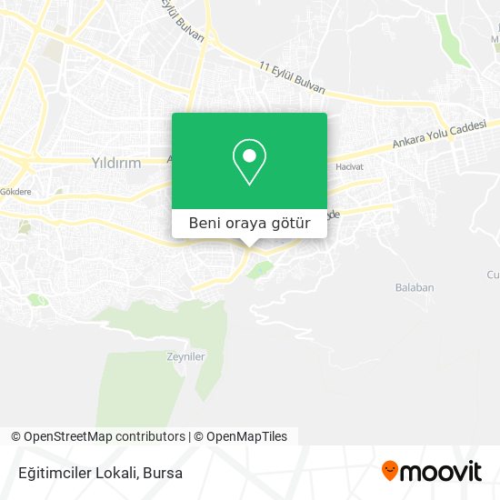 Eğitimciler Lokali harita