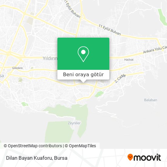 Dilan Bayan Kuaforu harita