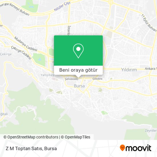 Z M Toptan Satıs harita