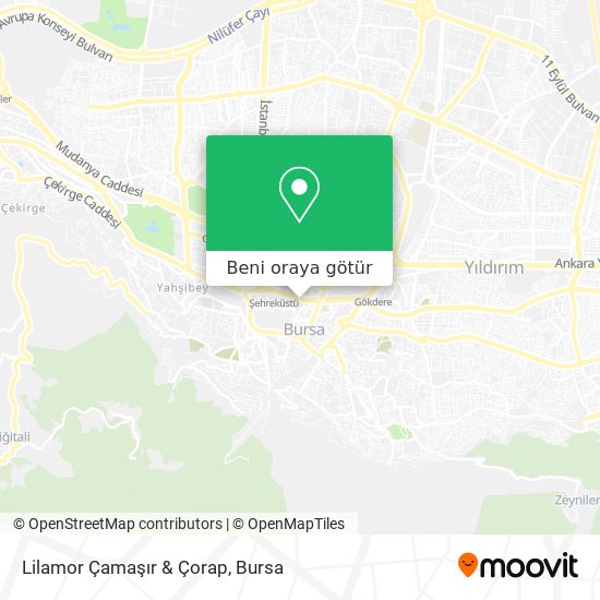 Lilamor Çamaşır & Çorap harita