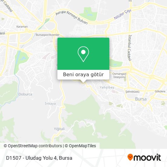 D1507 - Uludag Yolu 4 harita