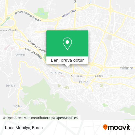 Koca Mobılya harita